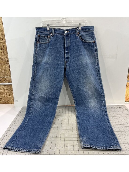 Levi's Other - Levi’s 501 Men’s Blue Denim Jeans W38 L34 Straight Fit Classic Button Fly 36x31